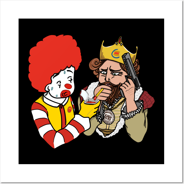 Fast Food Gangsters Wall Art by Pegazusur